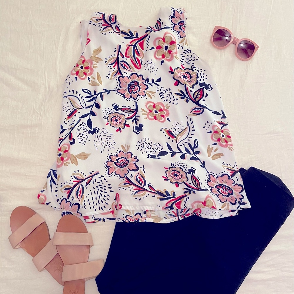 Sleeveless Work Blouse